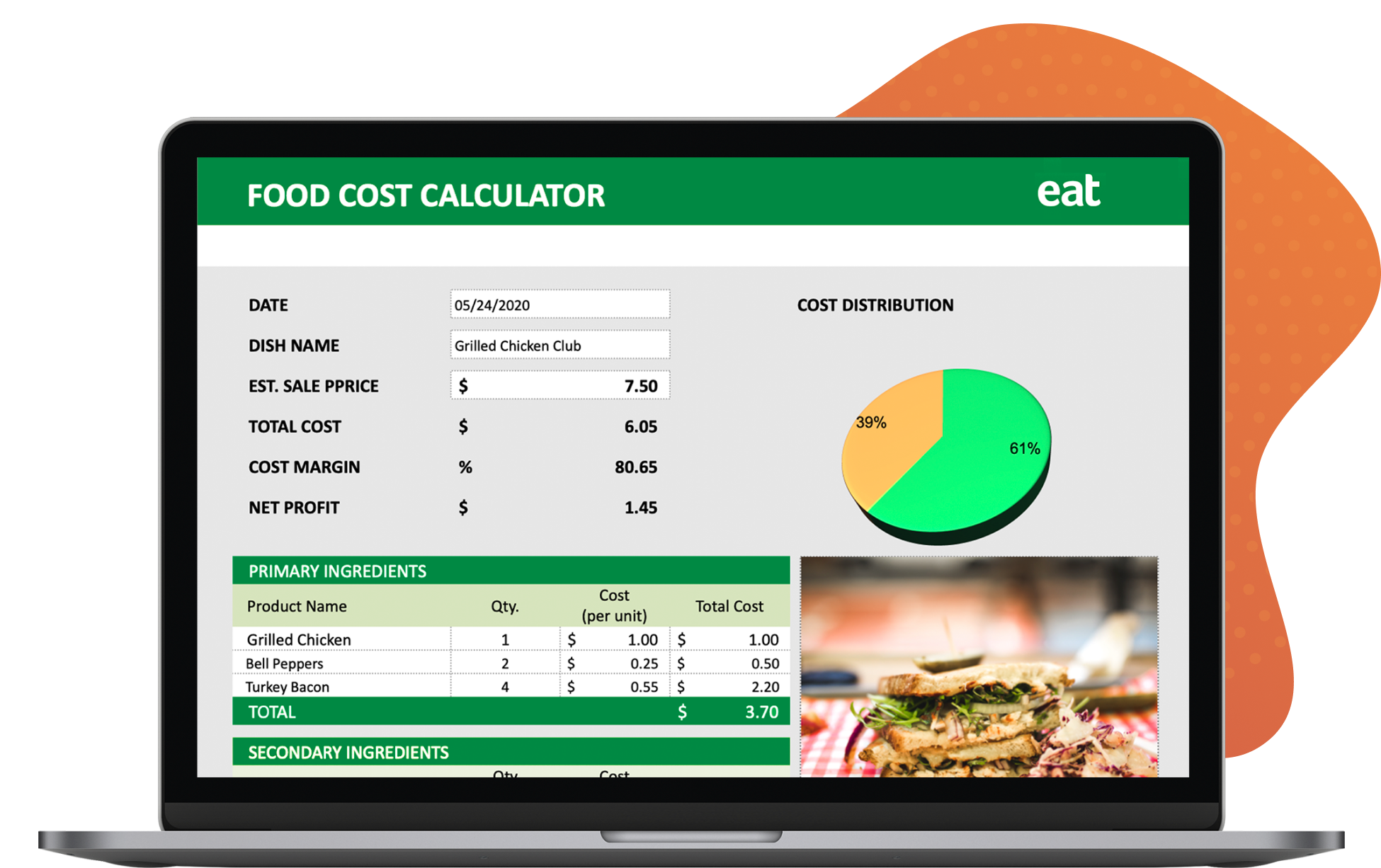 Free Food Cost Calculator For Excel